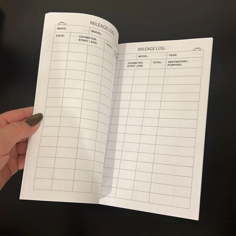 Car Mileage Log Book for Business  NEW